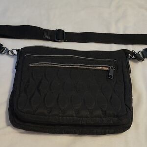 Source Unknown Black Quilted Shoulder Crossbody Bag